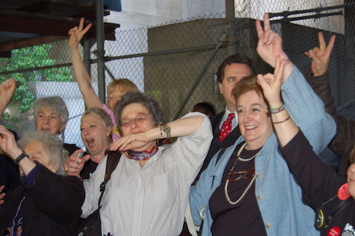 Jubilant acquited grannies after the trial