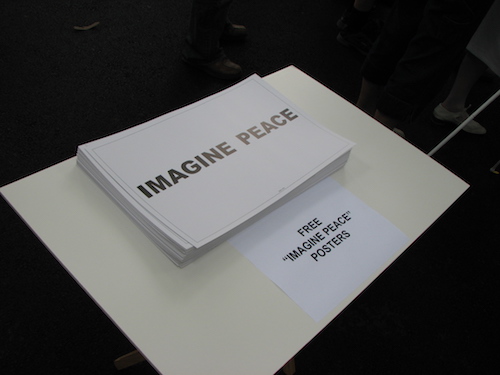 Imagine Peace Poster by Yoko Ono